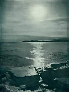 The Freezing Up of the Sea c1910–1913, (1913). Artist: Herbert Ponting