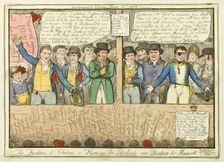 The Freedom of Election, published June 22, 1818. Creator: Isaac Robert Cruikshank
