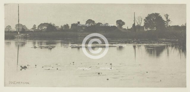 The Fringe of the Mere, c. 1883/87, printed 1888. Creator: Peter Henry Emerson.