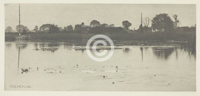 The Fringe of the Mere, c. 1883/87, printed 1888. Creator: Peter Henry Emerson.