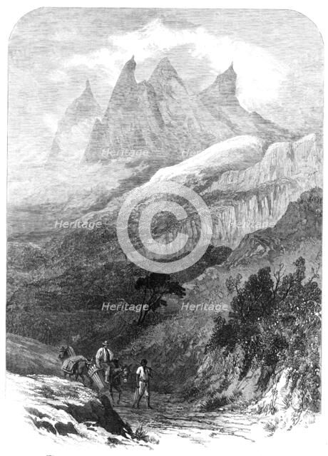 The Friar's Head, in the Organ Mountains, near Theresopolis, Rio de Janeiro, 1869. Creator: Unknown.
