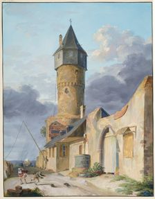 The Friedberger Warte in Frankfurt am Main. Creator: Anton Radl
