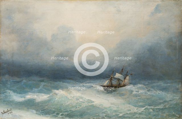The frigate Svetlana, 1892.