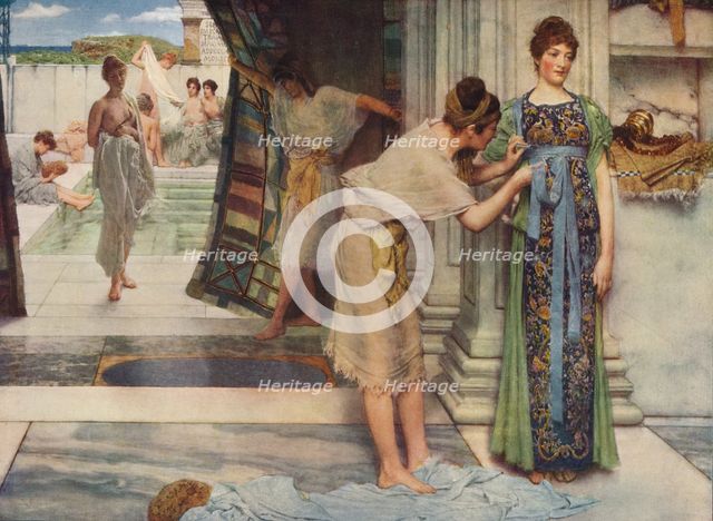 'The Frigidarium', 1890, (c1915). Artist: Sir Lawrence Alma-Tadema.
