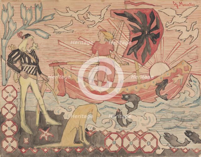 The frisky song, ca 1892. Creator: Munthe, Gerhard (1849-1929).