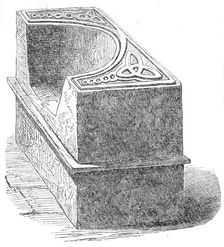 The Frith Stool, or Sanctuary Chair, at Hexham, 1861. Creator: Unknown