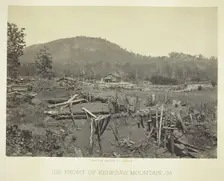 The Front of Kenesaw Mountain, GA, 1866. Creator: George N. Barnard