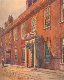 The Front of the Manor House, Hitchin 1911
