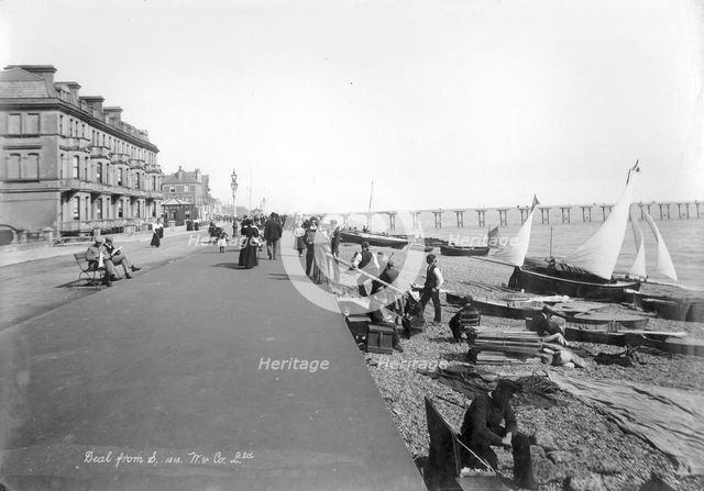 The front, Deal, Kent, 1890-1910. Artist: Unknown