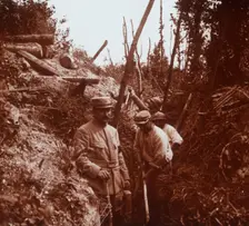 The front line, Soissons, northern France, c1914-c1918
