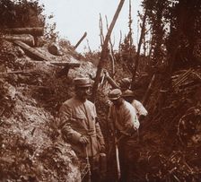 The front line, Soissons, northern France, c1914-c1918