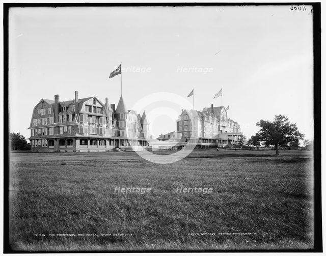 The Frontenac and annex, Round Island, N.Y., c1899. Creator: Unknown.