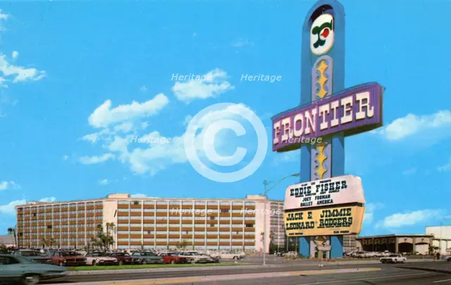 The Frontier Casino and Hotel, Las Vegas, Nevada, USA, 1967. Artist: Unknown
