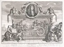 The frontispiece and an explanation to the Story "Hudibras", 18th century. Creator: William Hogarth