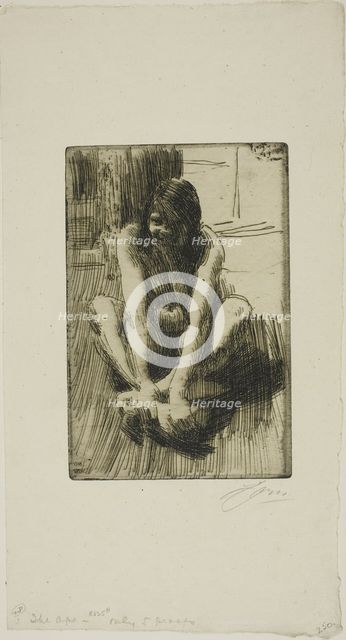 The Frog, 1910. Creator: Anders Leonard Zorn.