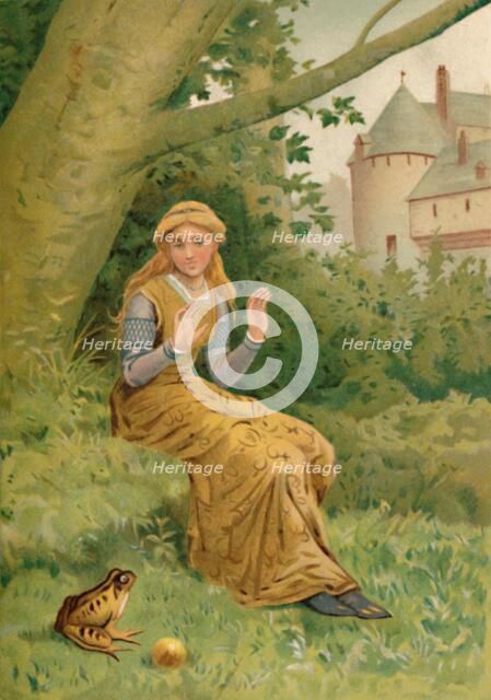 'The Frog Prince and the King's Daughter', 1901. Artist: Edward Henry Wehnert.