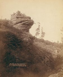 The Frog's Head Rock On old Deadwood stage road, 1890. Creator: John C. H. Grabill