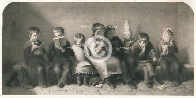 'The Frown', 1842, (1917). Artist: Thomas Webster.
