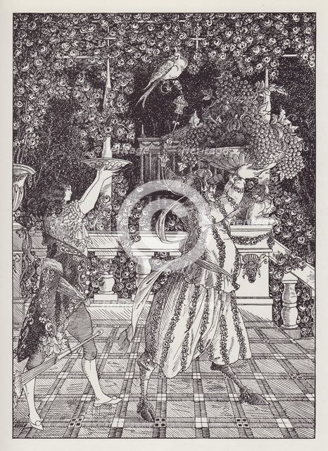 The Fruit Bearers, 1895. Creator: Aubrey Beardsley.
