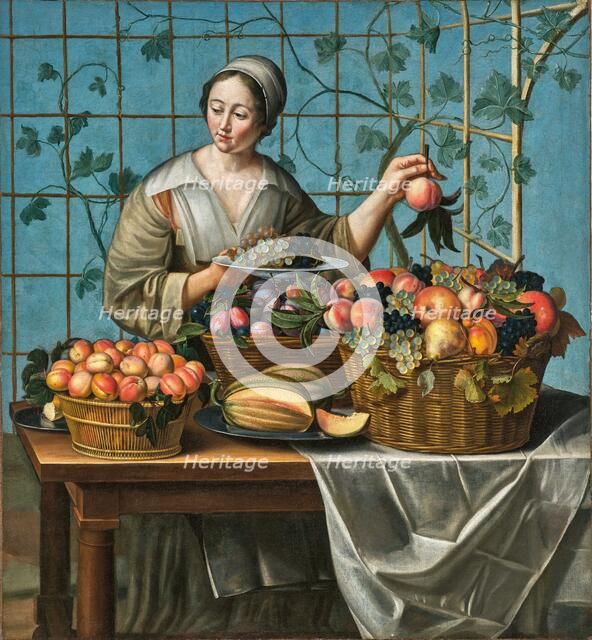 The Fruit Seller, First Half of 17th cen.. Creator: Moillon; Louise (Louÿse) (1610-1696).