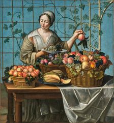 The Fruit Seller, First Half of 17th cen.. Creator: Moillon; Louise (Louÿse) (1610-1696)