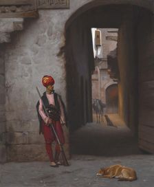 The Guard, 1889. Creator: Jean-Leon Gerome