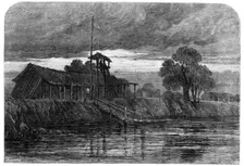 The Guard-house of Humaita, Paraguay, 1864. Creator: Mason Jackson