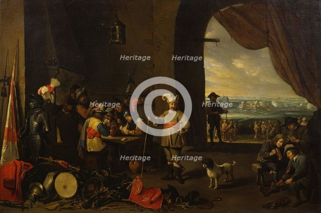 The Guard Room, c1642. Creator: David Teniers II.