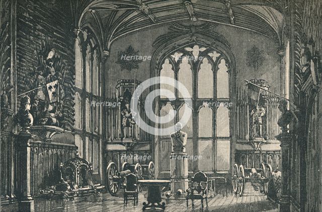 'The Guard Room, or Armoury', 1895. Artist: Unknown.
