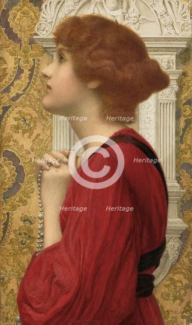 The guarded flame. Creator: Ryland, Henry (1856-1924).