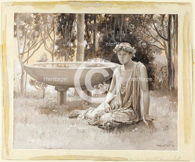 The Guarded Nymph Near-Smiling on the Green, 1885. Creator: Will H. Low.