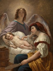 The Guardian Angel, c1836. Creator: Henri Decaisne