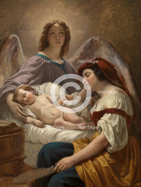 The Guardian Angel, c1836. Creator: Henri Decaisne.