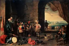 The Guardroom 1642. Artist: David Teniers II