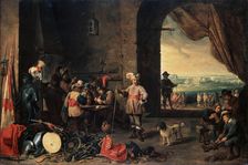 The Guardroom 1642. Artist: David Teniers II