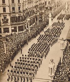 The Guards in Oxford Street May 12 1937