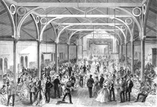 The Guards Institute, Vauxhall-Bridge-Road: the Ball-Room, 1869. Creator: Unknown