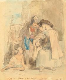 The Guerilla Taking Leave of his Confessor, 1827. Creator: David Wilkie