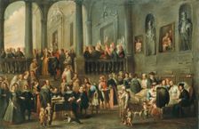 The Guests of Honour Visiting a Hospital, 1642. Creator: Cornelis de Wael
