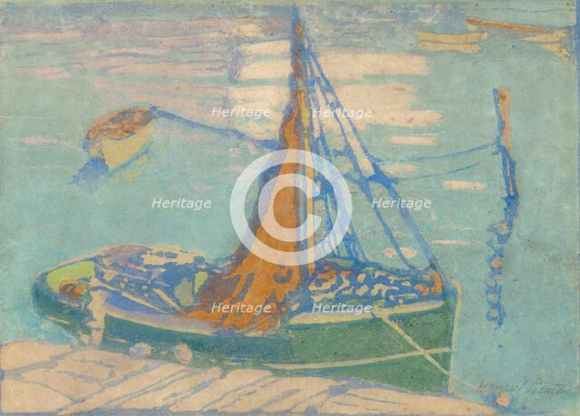 The Guinea Boat, Gloucester, 1920. Creator: Margaret Jordan Patterson.