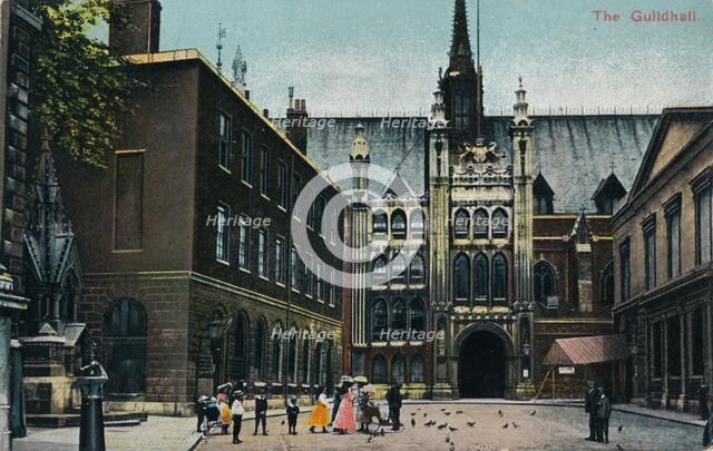 'The Guildhall', c1910. Artist: Unknown.