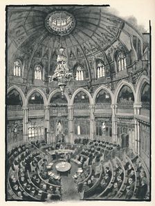 The Guildhall - Council Chamber 1891. Creator: William Luker