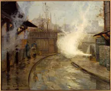 The Guillou Tannery, on the Bievre, 13th arrondissement, 1904. Creator: Raoul Andre Ulmann