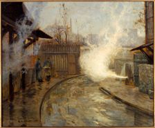 The Guillou Tannery, on the Bievre, 13th arrondissement, 1904. Creator: Raoul Andre Ulmann