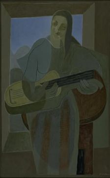 The Guitar Player, 1926. Creator: Juan Gris