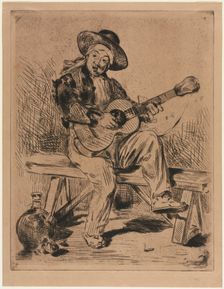 The Guitarist, 1861. Creator: Edouard Manet (French, 1832-1883)