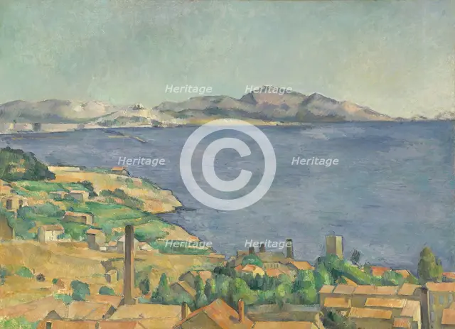 The Gulf of Marseilles Seen from L'Estaque, ca. 1885. Creator: Paul Cezanne.