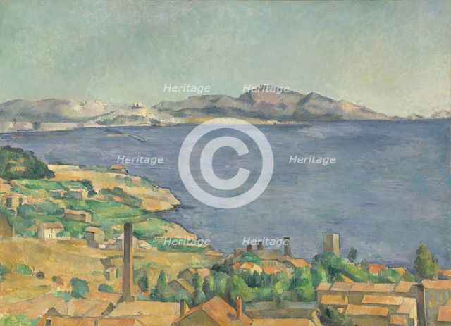 The Gulf of Marseilles Seen from L'Estaque, ca. 1885. Creator: Paul Cezanne.