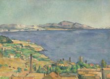 The Gulf of Marseilles Seen from L'Estaque, ca. 1885. Creator: Paul Cezanne