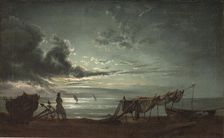 The Gulf of Naples. Moonlight, 1820-1821. Creator: Johan Christian Dahl